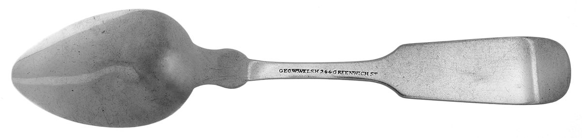Coin Silver Flatware Teaspoon by George W. Welsh-2