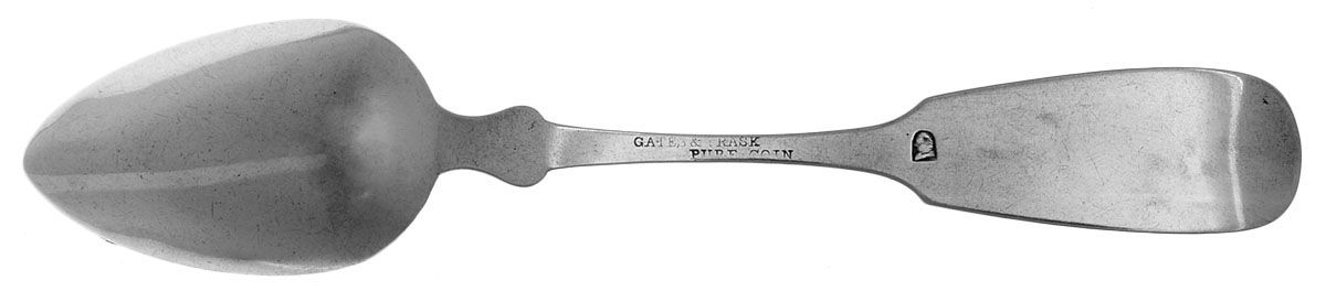 Coin Silver Flatware Teaspoon by Gates and Trask-2