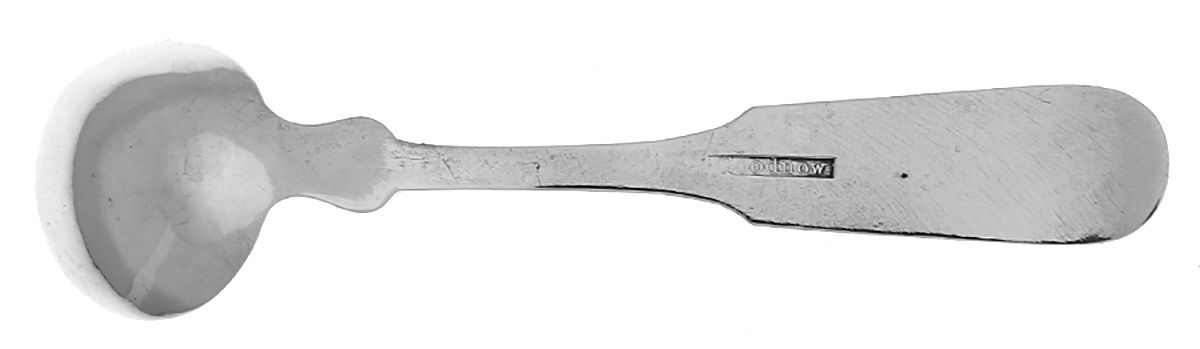 Coin Silver Flatware Master Salt Spoon by Silas H. Goodnow-2
