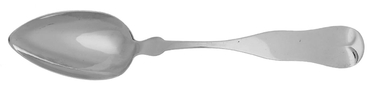 Coin Silver Flatware Tablespoon (Serving Spoon) by G. Sutherland Jr-1