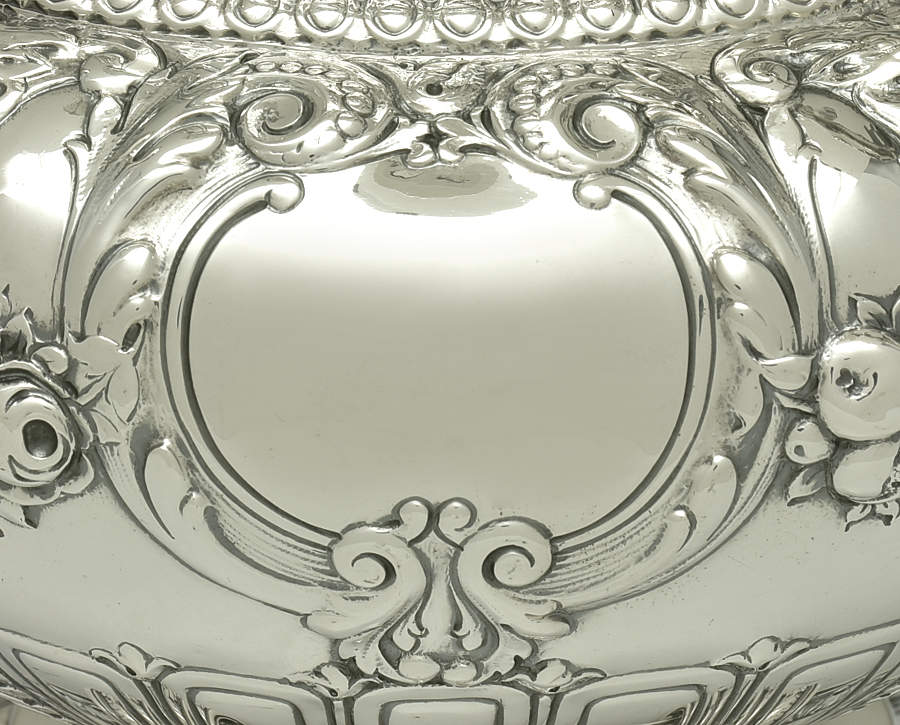 8077 (Sterling, Hollowware) 7 Piece Tea Set (SCP, STP, SCR, SSU, SWB, SKES & WTL) by Graff Washbourn & Dunn-5