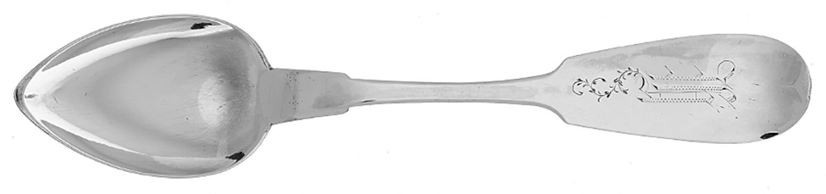 Coin Silver Flatware Teaspoon by Hotchkiss & Schreuder-1