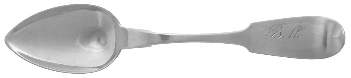 Coin Silver Flatware Dessert/Oval Soup Spoon by Hotchkiss & Schreuder-1