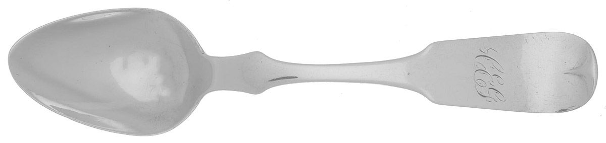Coin Silver Flatware Teaspoon by Ham & Cushing-1