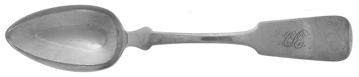 Coin Silver Flatware Dessert/Oval Soup Spoon by Herman Harris-1