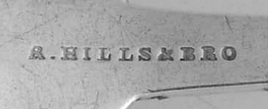 Coin Silver Flatware Dessert/Oval Soup Spoon by R. Hills & Bro-3