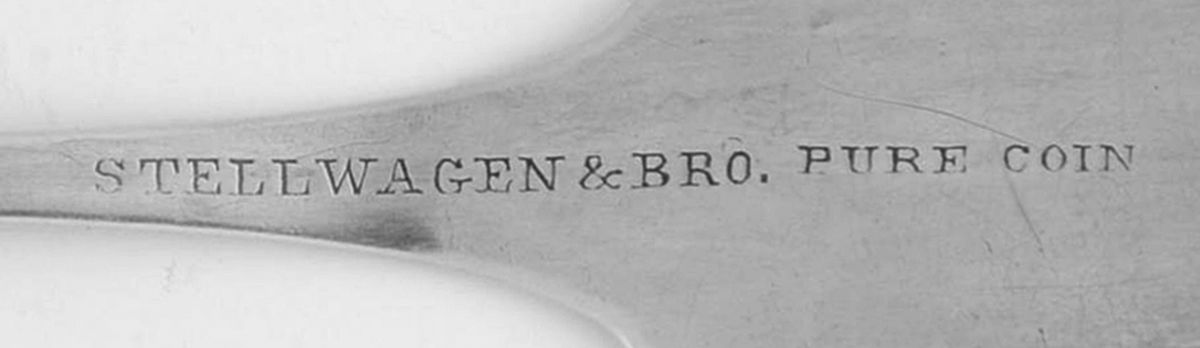 Coin Silver Flatware Five O'Clock Teaspoon by Stellwagen & Bros-3