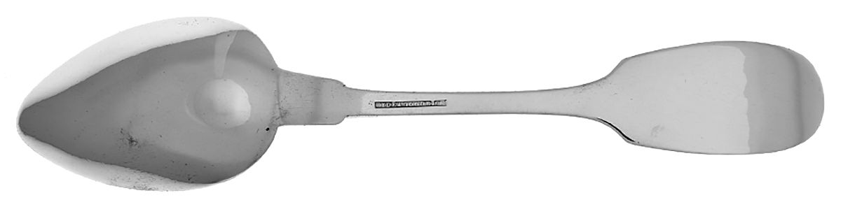 Coin Silver Flatware Tablespoon (Serving Spoon) by Hayden & Gregg-2