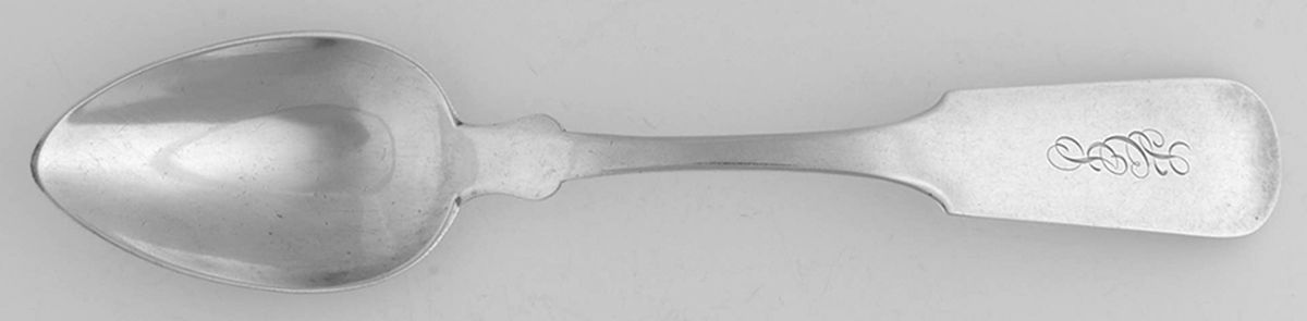 Coin Silver Flatware Tablespoon (Serving Spoon) by Hayden & Whilden-6