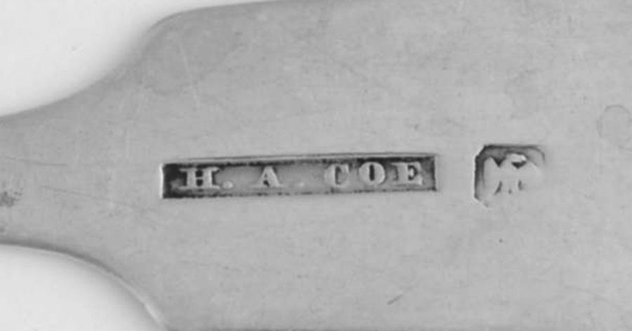 Coin Silver Flatware Teaspoon by Henry Augustus Coe-3
