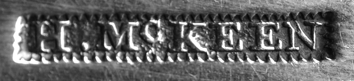 Coin Silver Flatware Tablespoon (Serving Spoon) by Henry McKeen-3