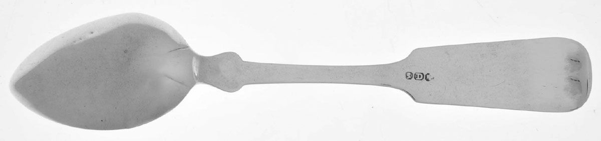 Coin Silver Flatware Teaspoon by Hall & Hewson-2
