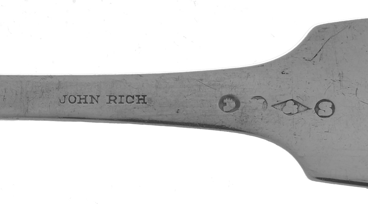 Coin Silver Flatware Tablespoon (Serving Spoon) by Hotchkiss & Schreuder-3