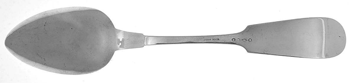 Coin Silver Flatware Tablespoon (Serving Spoon) by Hotchkiss & Schreuder-2