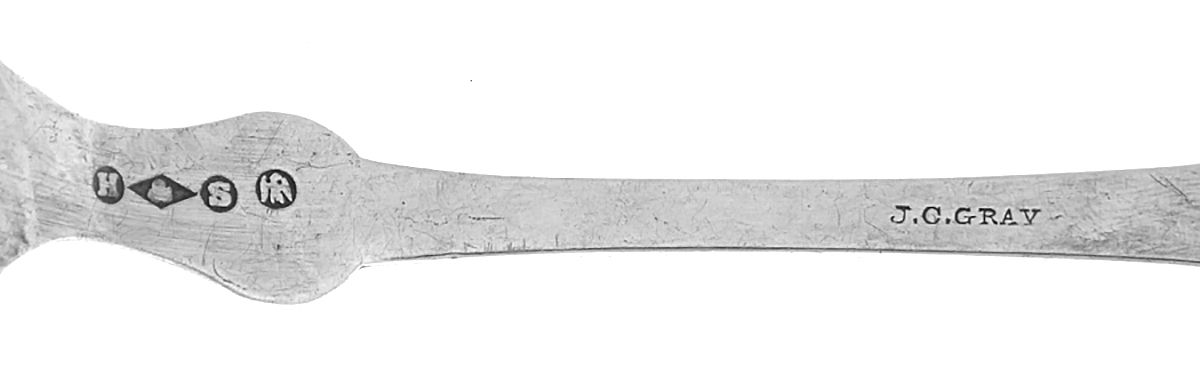Coin Silver Flatware Tablespoon (Serving Spoon) by Hotchkiss & Schreuder-3
