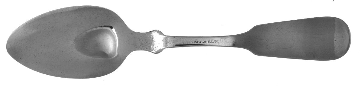 Coin Silver Flatware Teaspoon by Hall & Elton-2