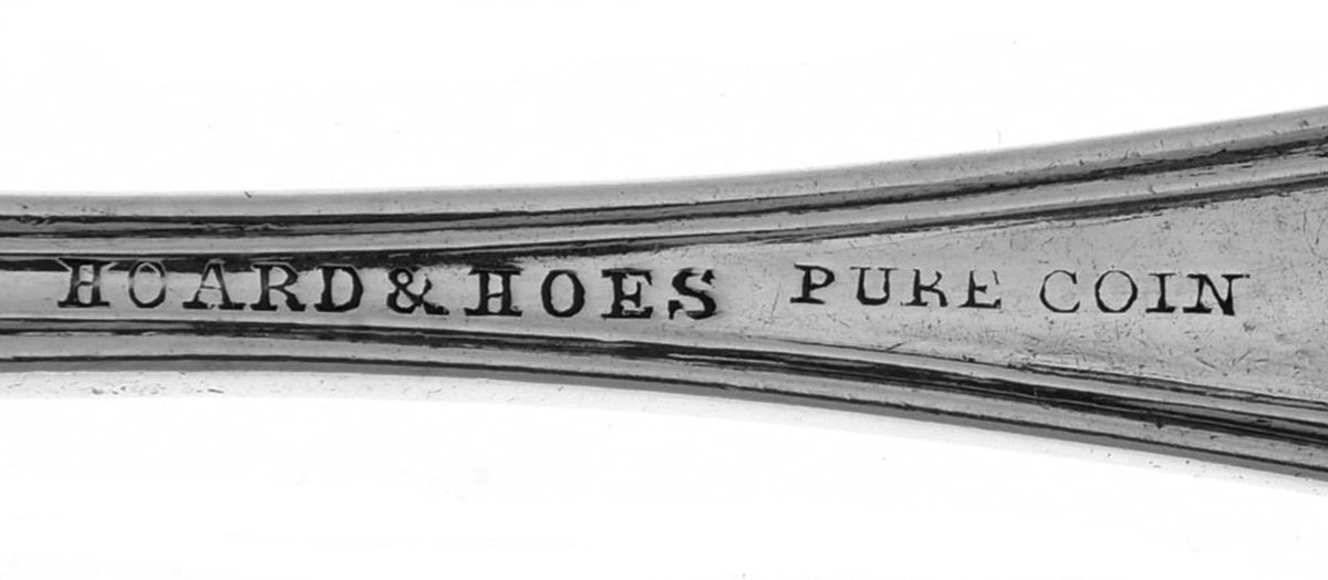 Coin Silver Flatware Teaspoon by Hoard & Hoes-3