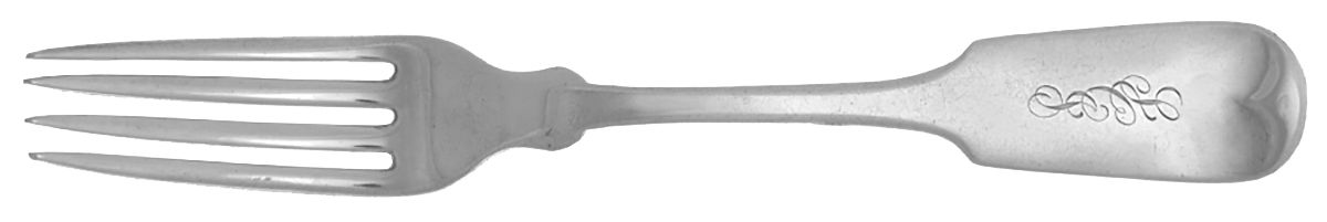 Coin Silver Flatware Fork by Hayden & Whilden-1
