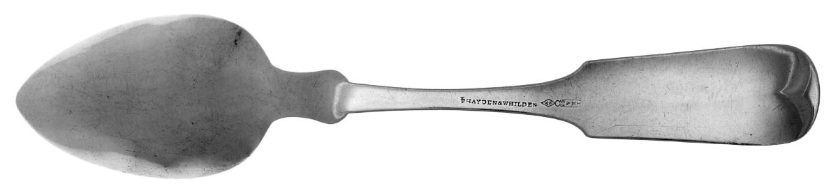 Coin Silver Flatware Tablespoon (Serving Spoon) by Hayden & Whilden-3