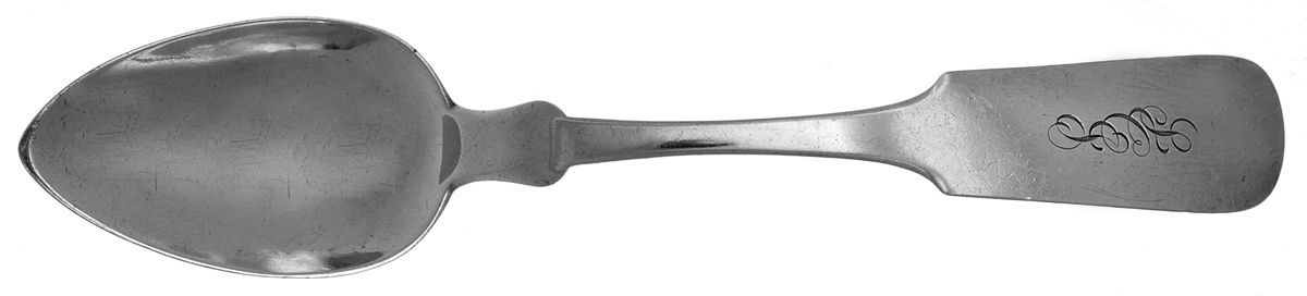 Coin Silver Flatware Tablespoon (Serving Spoon) by Hayden & Whilden-1