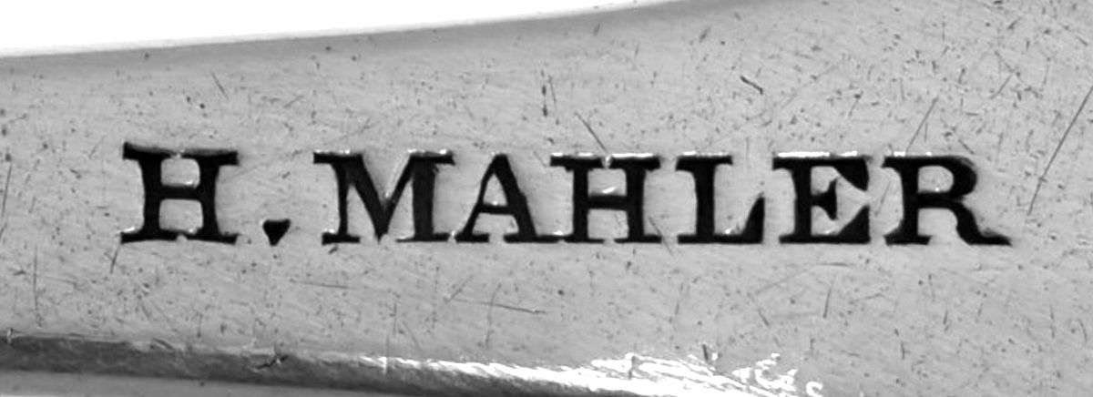 Coin Silver Flatware Tablespoon (Serving Spoon) by H Mahler-3