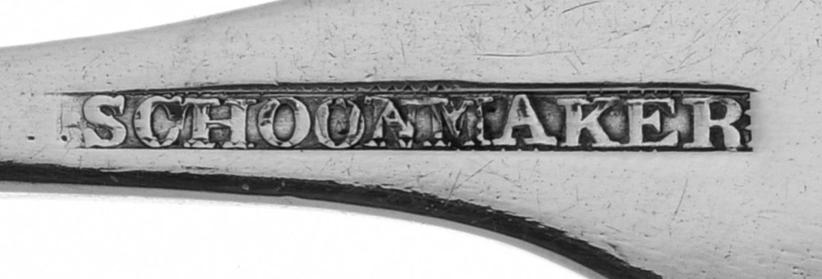 Coin Silver Flatware Teaspoon by H. Schoonmaker-3