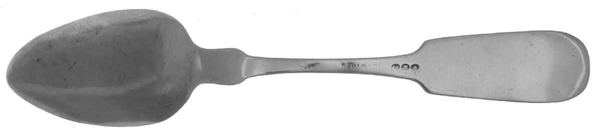 Coin Silver Flatware Teaspoon by Henry Hebbard-2