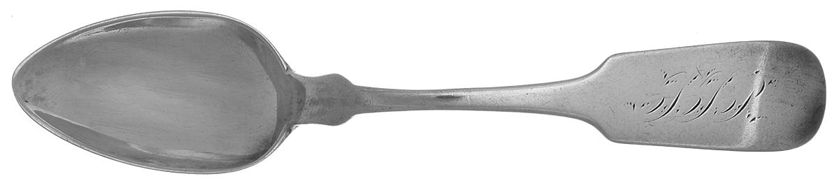 Coin Silver Flatware Teaspoon by Henry Evans-1