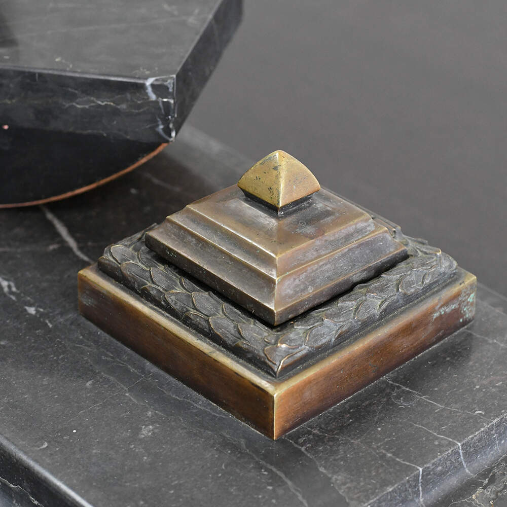 Vintage Marble Double Inkwell & Ink Blotter Desk Set | Replacements, Ltd.