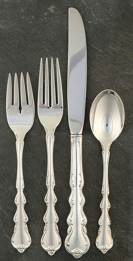 International Silver Angelique (Sterling) 4 Piece Place Size Setting