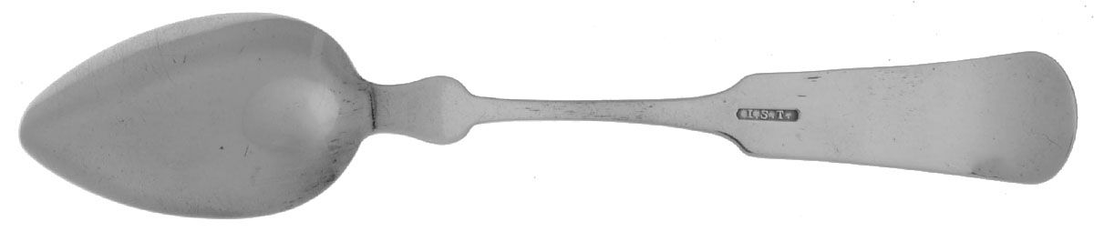Coin Silver Flatware Teaspoon by Ira Strong Town-2
