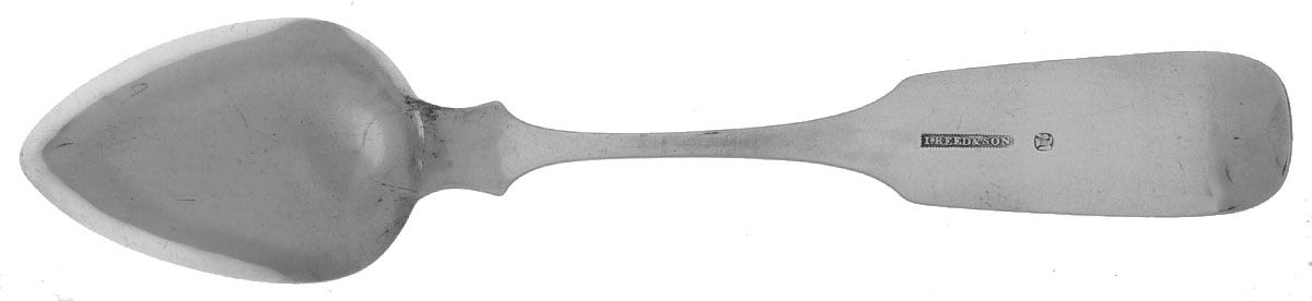 Coin Silver Flatware Tablespoon (Serving Spoon) by Isaac Reed & Son-2