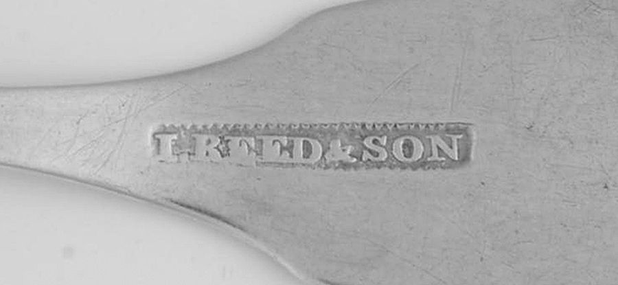 Coin Silver Flatware Teaspoon by Isaac Reed & Son-3