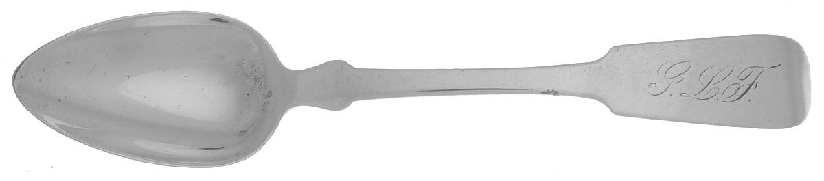 Coin Silver Flatware Teaspoon by John D Hewson-1