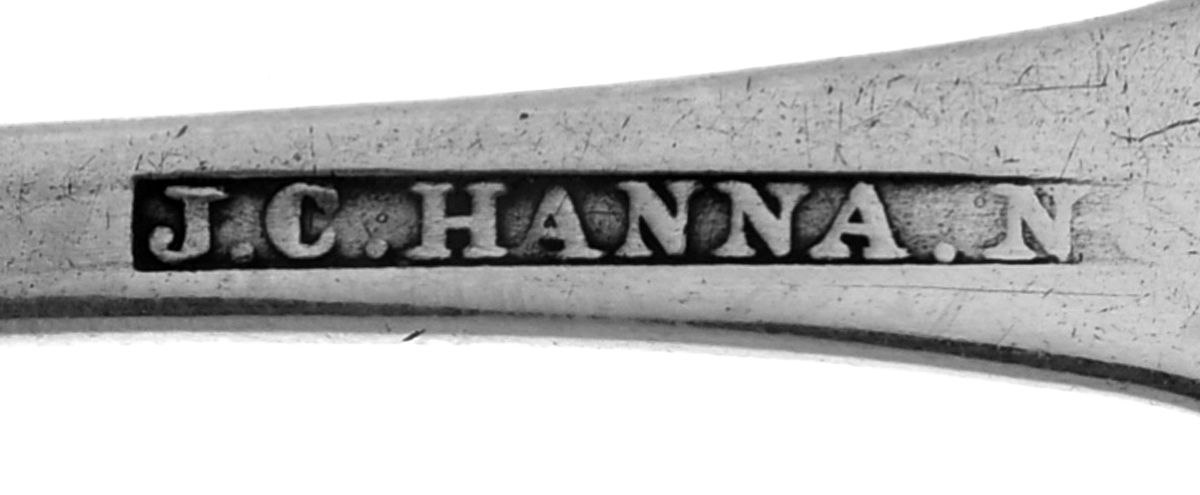 Coin Silver Flatware Teaspoon by J C Hanna-3
