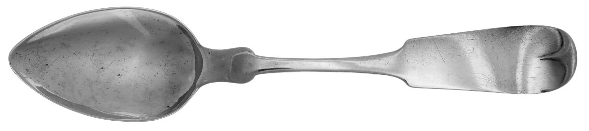 Coin Silver Flatware Teaspoon by J C Hanna-1