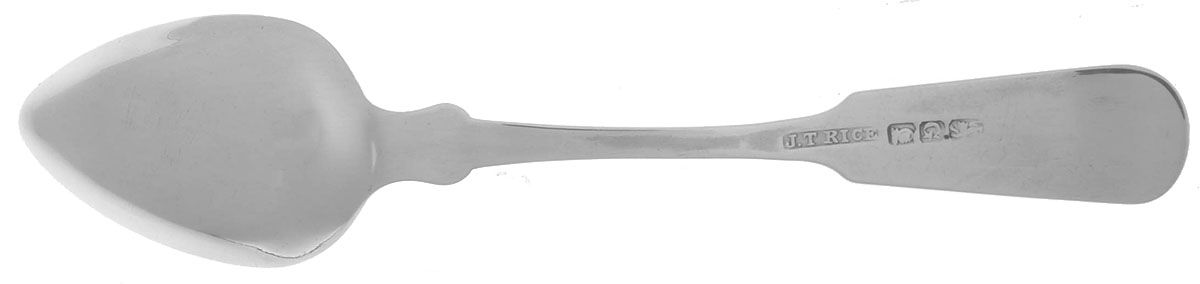 Coin Silver Flatware Five O'Clock Teaspoon by Joseph T. Rice-2
