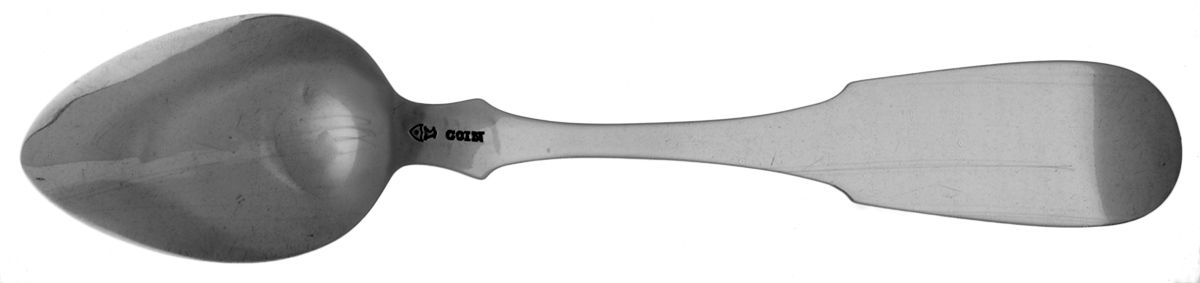 Coin Silver Flatware Teaspoon by James Watts Silver-2