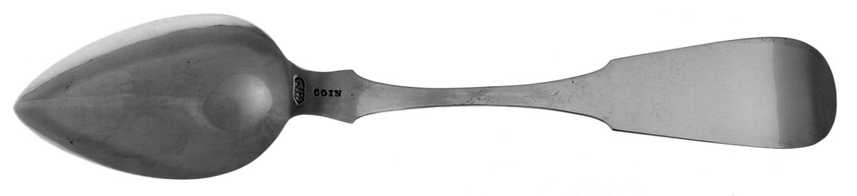 Coin Silver Flatware Teaspoon by James Watts Silver-2