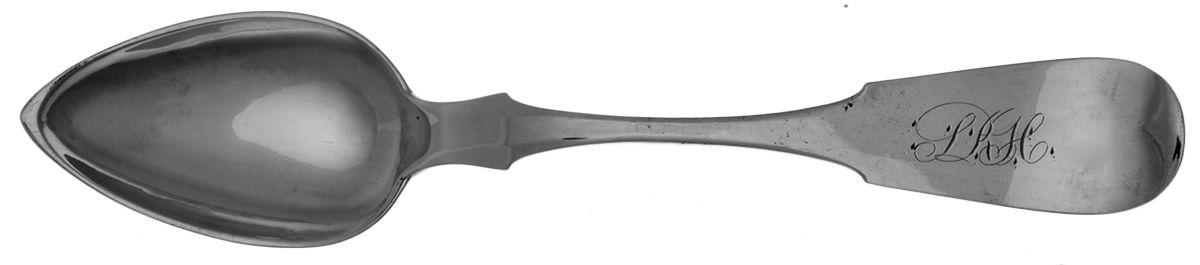 Coin Silver Flatware Teaspoon by James Watts Silver-1