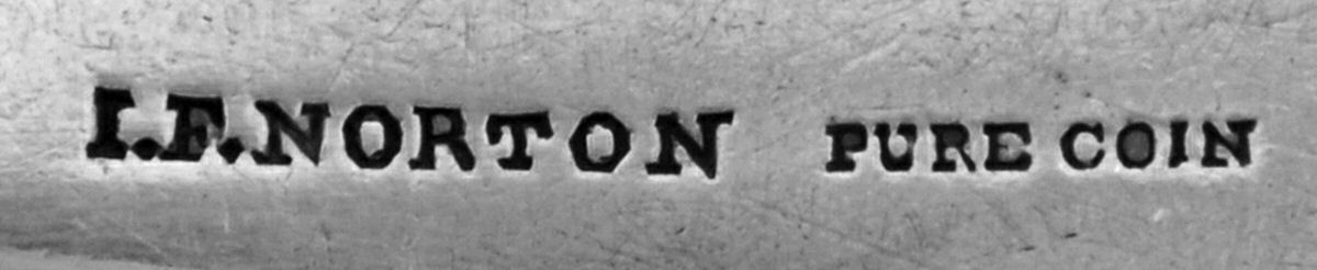 Coin Silver Flatware Tablespoon (Serving Spoon) by John F. Norton-3