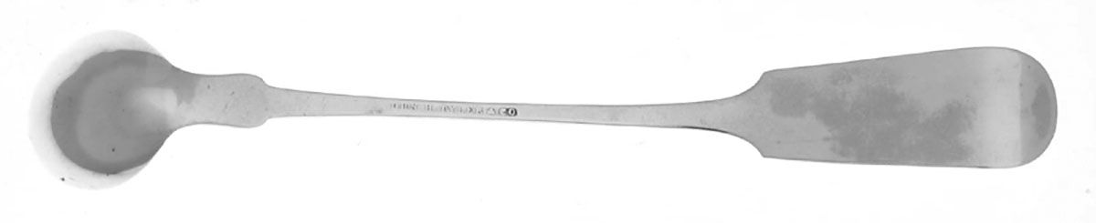 Coin Silver Flatware Mustard Spoon by John H Tyler & Co-2
