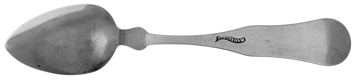 Coin Silver Flatware Teaspoon by J. Kirkham-2