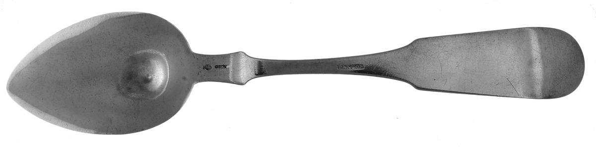 Coin Silver Flatware Tablespoon (Serving Spoon) by James Watts Silver-2
