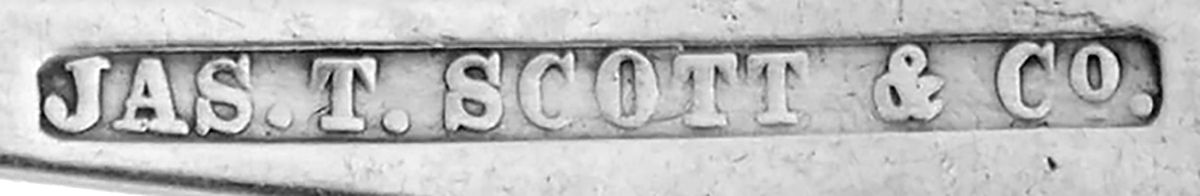 Coin Silver Flatware Teaspoon by James T. Scott & Co-3