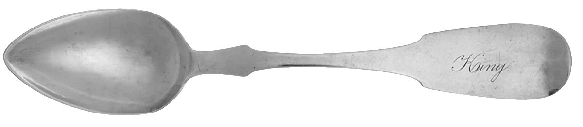 Coin Silver Flatware Teaspoon by James T. Scott & Co-1