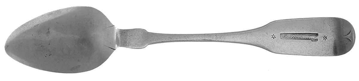 Coin Silver Flatware Teaspoon by John Sweeney-2