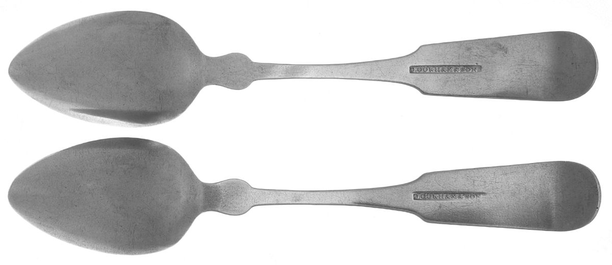 Coin Silver Flatware Teaspoon - Set of 2 by Jabez Gorham & Son-2