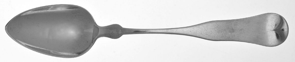 Coin Silver Flatware Dessert/Oval Soup Spoon by J.A. Merrill-1