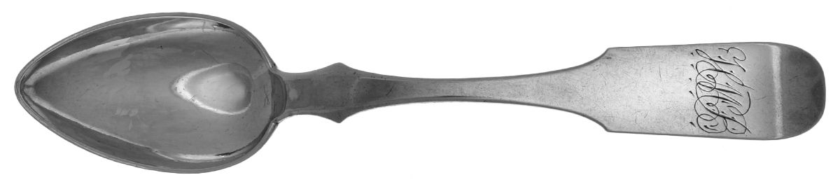 Coin Silver Flatware Teaspoon by Jonathan Davenport-1